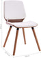 vidaXL - Eetkamerstoelen - 2 - st - kunstleer - wit