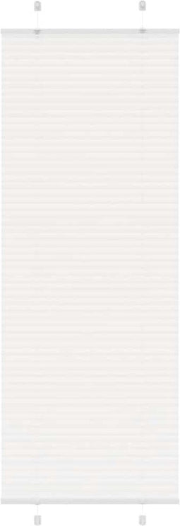 vidaXL - Plissé - rolgordijn - 70x200 - cm - stofbreedte - 69,4 - cm - polyester - wit