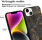 iMoshion Hoesje Geschikt voor iPhone 14 Hoesje Siliconen - iMoshion Design hoesje - Zwart / Black Marble