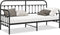 vidaXL - Ligbed - Frame - Zwart - 75x190 - cm - Staal