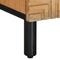 vidaXL - Nachtkastjes - 2 - st - 40x33x46 - cm - massief - mangohout - bruin