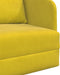 vidaXL - Ligbed - Sofa - 2-in-1 - Geel - 65x80x83 - cm - Velours