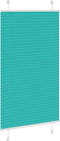 vidaXL - Plissé - rolgordijn - 80x150 - cm - stofbreedte - 79,4 - cm - petrol - groen