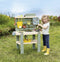 Smoby - Smoby Life - Modderkeuken - 11 accessoires - Groen Geel Beige - Vanaf 3 jaar