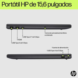 HP BT7R0EA - Laptop - Qwerty Spaans toetsenbord