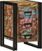 vidaXL - Nachtkastje - - - Kleurrijk, - 40x35x50 - cm, - Massief - Hout, - Gerecycled