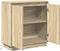 vidaXL - Dressoir - met - LED - in - Sonoma - Eik - - - 71 - x - 34,5 - x - 75 - cm - - - Gemaakt - van - gefabriceerd - hout