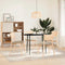 vidaXL - Tafelblad - 100x50x2 - cm - ovaal - massief - eikenhout - donkerbruin
