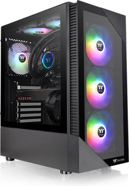 Thermaltake View 200 TG - Midi Tower PC - ATX Micro-ATX Mini-ITX - Zwart