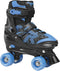 Roces - Quaddy 3.0 - Rolschaatsen - Kinderen - Zwart - Blauw - 26-29