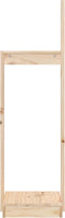 vidaXL - Houtblokhouder - 33,5x30x110 - cm - massief - grenenhout