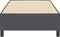 vidaXL - Bedframe - Donkergrijs - 90x200 - cm - Corduroy - Stof
