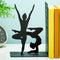 Balvi Boekensteun Ballerina Yoga Metaal Zwart