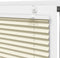 vidaXL - Plissé - rolgordijn - 40x150 - cm - stofbreedte - 39,4 - cm - polyester - crème