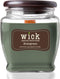 Colonial Candle – Wick Evergreen - 425 gram | geurkaars sojablend | 60 tot 90 branduren | houten knisperlont | kruidig en fris | aldehydes, perzik, aardbei en ananas, groene bladeren, hout en mos | herfst, winter en kerst kaars|