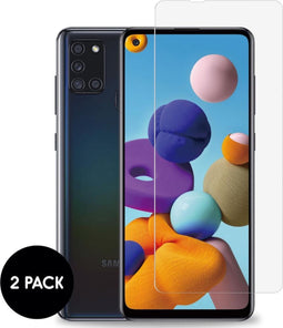iMoshion Screenprotector Geschikt voor Samsung Galaxy A21s Tempered Glass - iMoshion Screenprotector Gehard Glas 2 pack