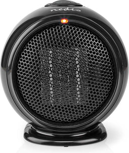 Nedis HTFA15BK - Keramische Ventilatorkachel - 500 W - Instelbare thermostaat - Oververhittingsbeveiliging - Omvalpreventie