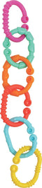 Playgro Loopy loops - Kinderwagen accessoires - 24 gekleurde ringen - Bijtringen - Baby speelgoed (24 stuks)
