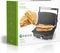 Nedis Contact Grill - 1500 W - 27.8 x 17 cm - Regelbare temperatuur - Kunststof / Roestvrij Staal