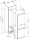 Inventum IKV1788S - Inbouw koel-vriescombinatie - 243 liter - 178 cm nismaat