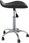 vidaXL - Eetkamerstoelen - draaibaar - 2 - st - kunstleer - zwart