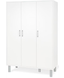 Pinolino Kids - Kledingkast - 3 deuren 6 legplanken - wit