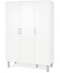 Pinolino Kids - Kledingkast - 3 deuren 6 legplanken - wit