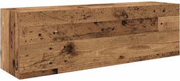 vidaXL - Badkamerwandkast - 100x25x30 - cm - bewerkt - hout - oud - houtkleurig