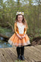 Great Pretenders Verkleedkledij Woodland vossenjurk met hoofdband - Oranje - Maat 3-4 jaar