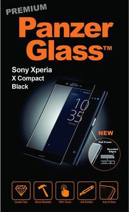 PanzerGlass 7602 - Screenprotector - Sony Xperia X Compact - Zwart