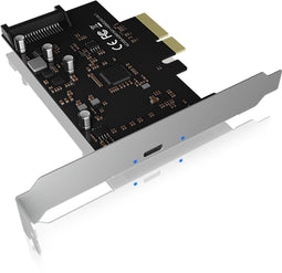Icy Box IB-PCI1901-C32 - Interfacekaart - PCIe USB 3.2 Gen 2x2 20 Gbit/s - Zwart