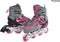 Street Rider Pro - Inline Skates - Aluminium frame 4 wielen - Roze/Grijs
