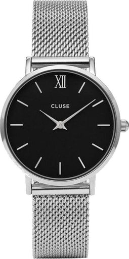 Cluse Minuit - Polshorloge - 33 mm - Zwart