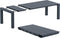 Uitschuifbare Tuintafel - Siesta Vegas Medium 180/220 cm - Donkergrijs - Stijlvol en Ruimtebesparend