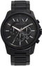 Armani Exchange AX1722 - Herenhorloge - Quartz - 44 mm - Zwart