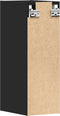 vidaXL - Hangkast - Riga - 20x29,5x60 - cm - bewerkt - hout - zwart