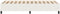 vidaXL - Bedframe - Crème - 90x200 - cm - Corduroy - Stof