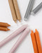 Mica Decorations Dinerkaars - Set van 6 - H25 cm - Grijs
