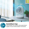 Philips CX2050/00 - Tafelventilator - 3 snelheden - 30% stiller met SilentWings - Diameter 22 cm