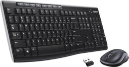 Logitech MK270 - Draadloos Toetsenbord en Muis - 2.4GHz verbinding - Zwart