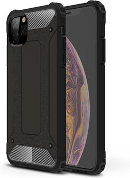 Lunso - Armor Guard hoes - Geschikt voor iPhone 11 Pro Max - Zwart