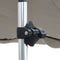 vidaXL - Schaduwdoekset - T-top - 174x205x(115-194) - cm - antracietkleurig