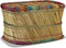 vidaXL - Salontafel - met - chindi - details - bamboe - meerkleurig