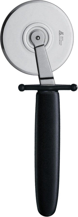 Triangle RVS Pizzasnijder 7cm - Zwart Heft