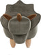 TRICERATOPS - Hocker - Donkergroen - Polyester