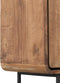 DTP Home Showcase Evo, 2x2 doors,220x80x40 cm, recycled teakwood