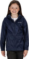 Regatta - Kids Pack It III Opvouwbaar Kinder Regenjack - Donker Blauw - Maat 158