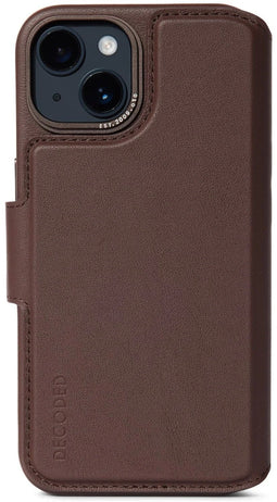 Decoded - Modu Wallet - iPhone 14 - ECCO leer - Bruin
