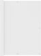 vidaXL - Balkonscherm - 90x400 - cm - oxford - stof - wit - en - geel