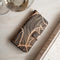 iMoshion Hoesje Geschikt voor Samsung Galaxy A72 Hoesje Met Pasjeshouder - iMoshion Design Softcase Bookcase - Meerkleurig / Golden Leaves